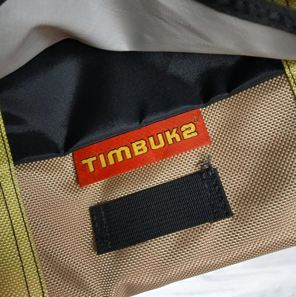Timburk 2 Yellow and Tan Messenger Bag